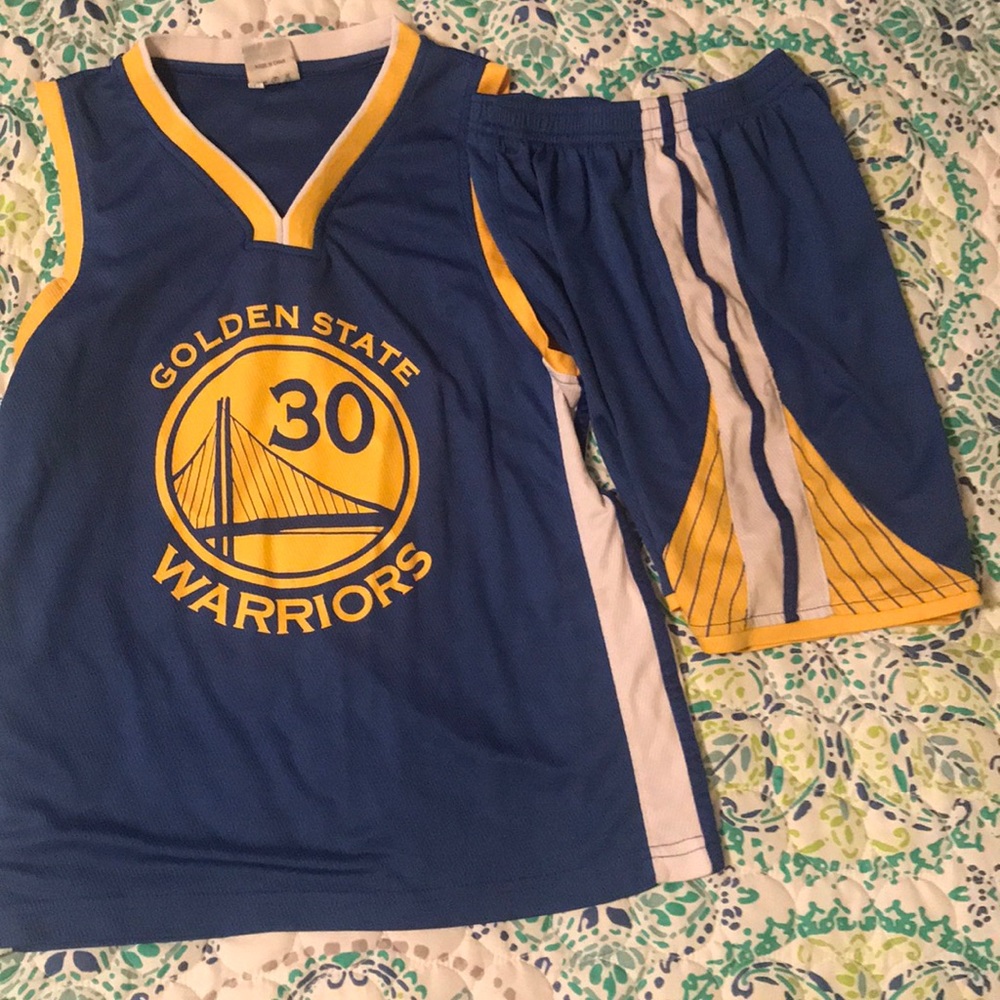 Youth Stephen Curry Golden State Basketball Outfit